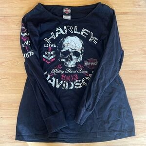 Harley Davidson Long Sleeve Tee (vintage)